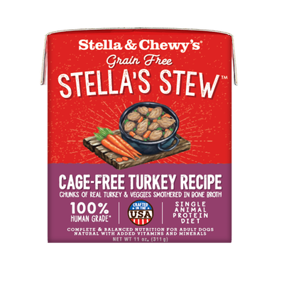 Stella & Chewy's Dog Stella's Stew, Cage Free Turkey Recipe, 11 Fluid-oz