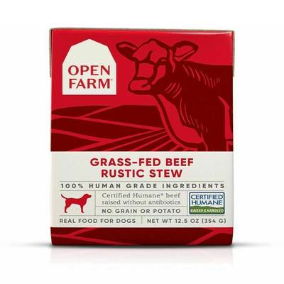 Open Farm Grass-Fed Beef Rustic Blend Wet Dog Food, 12.5-oz
