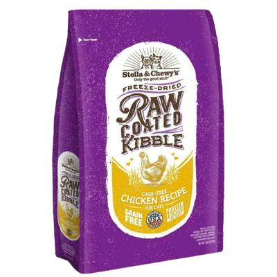 Stella & Chewy's Cat Raw Coated Kibble, Cage-Free Chicken Recipe