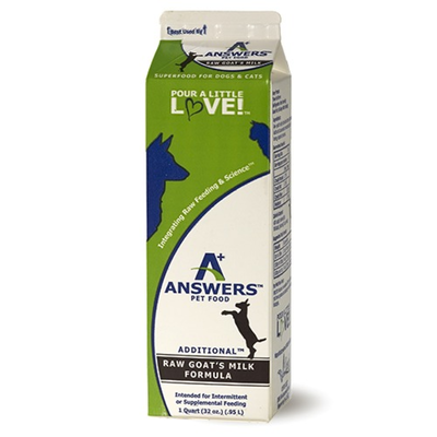 Answers - Fermented Raw Goat Milk - Quart (32-oz)