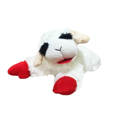 Multipet Medium Lamb Chop Dog Toy (1-count), 10.5-in