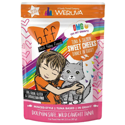 Weruva Tuna & Salmon Sweet Cheeks Tuna & Salmon Dinner In Gravy (3.0-oz Pouch)