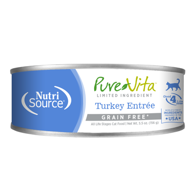 PureVita Turkey Entree Canned Cat Food 5.5-oz