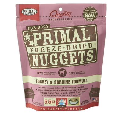 Canine Turkey & Sardine Formula Nuggets, 14-oz