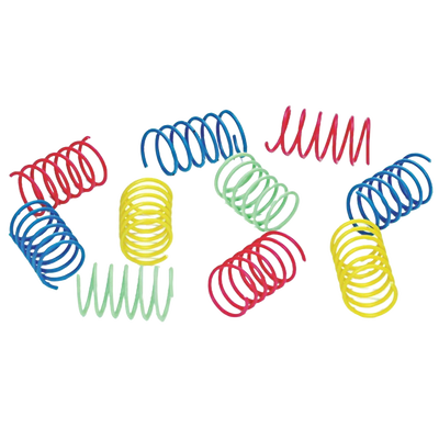 Colorful Springs Cat Toys 10-Pack