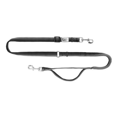 RC Pets Bungee Active Dog Leash Black, 6.5'