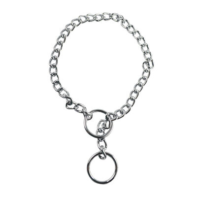 Scott Pet Training Dog Chain Slip Collar, Medium 2.5mm, 18-inch Neck