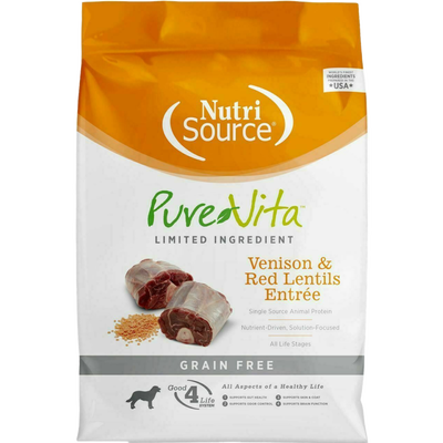 PureVita Grain Free Venison & Red Lentils Dog