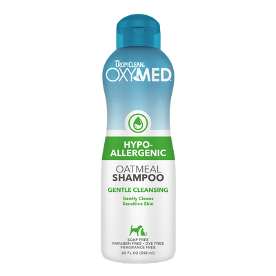 TropiClean OxyMed Hypoallergenic Shampoo for Pets, 20oz