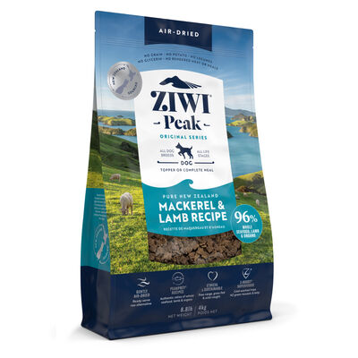 ZIWI Peak Air-Dried Mackerel & Lamb Recipe Dog Food, 8.8-lb