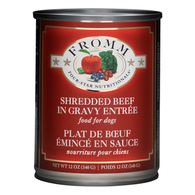 Fromm Four-Star Nutritionals® Shredded Beef in Gravy Entrée Food for Dogs
