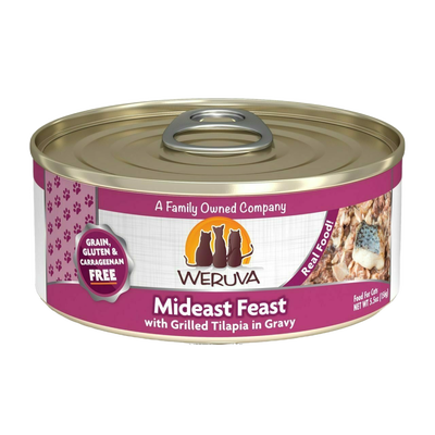 Weruva Classic Cat Food, Mideast Feast With Grilled Tilapia In Gravy