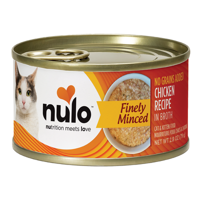 Nulo Finely Cat Minced Chicken Cans, 2.8-oz