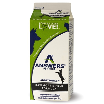 Answers - Fermented Raw Goat Milk - Half Gallon (64-oz)