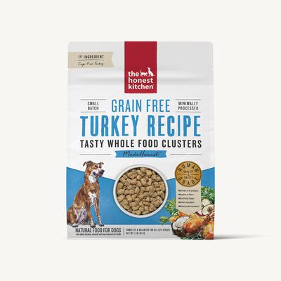The Honest Kitchen Grain Free Turkey Whole Food Clusters Dog Food, 20-lb