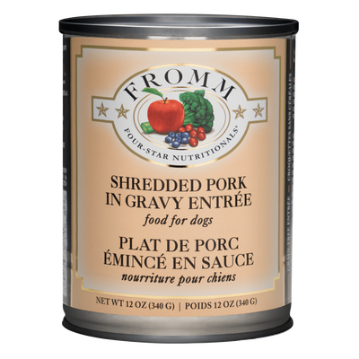 Fromm Four-Star Nutritionals&reg; Shredded Pork in Gravy Entr&eacute;e Food for Dogs