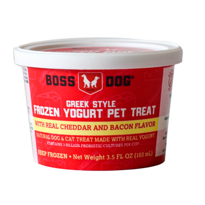 Greek Style Frozen Yogurt Treat Real Cheddar & Bacon, 4 Pack