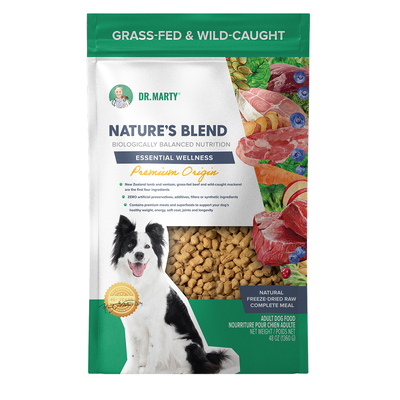Dr. Marty Nature's Blend Essential Wellness Premium Origin Freeze Dried Raw Dog Food, 48-oz