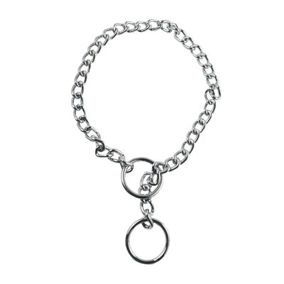 Scott Pet Training Dog Chain Slip Collar, Extra Heavy 4.0mm, 24-inch Neck