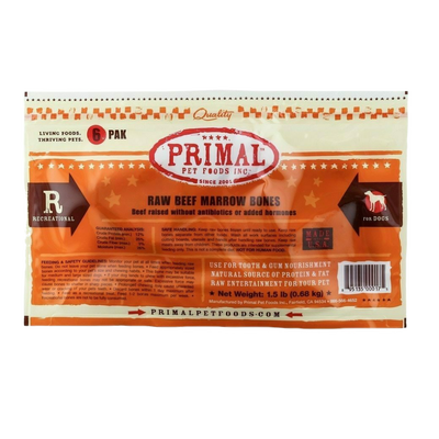 Frozen 6 Pak Beef Marrow Bone