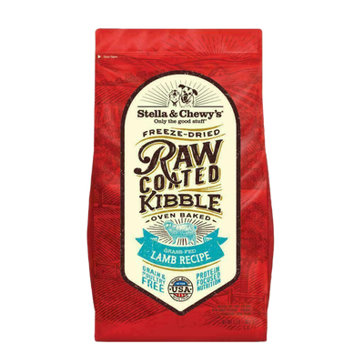 Stella & Chewy's Dog Raw Coated Kibble, Grass Fed Lamb Recipe