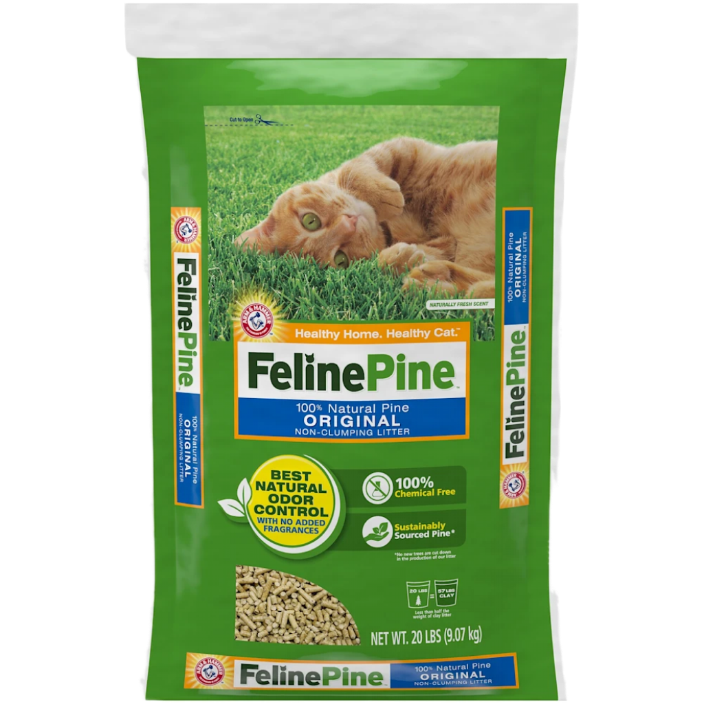 Feline Pine Cat Litter, 20 lbs front image number null