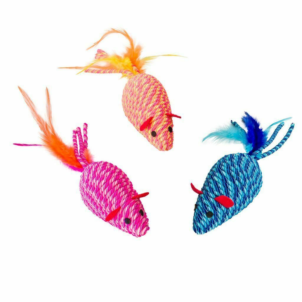 2-Pack Candy Mice  Catnip Toy image number null