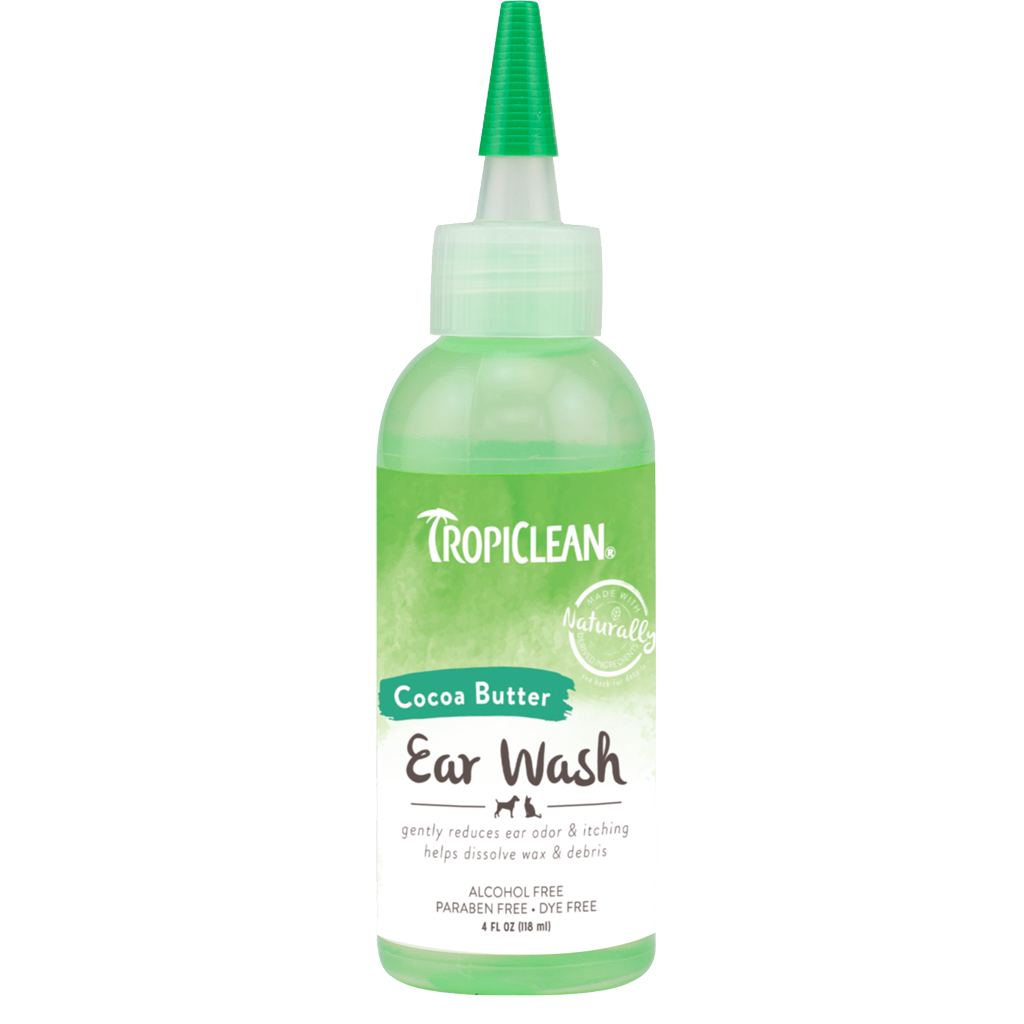 TropiClean Alcohol Free Ear Wash for Pets, 4oz image number null