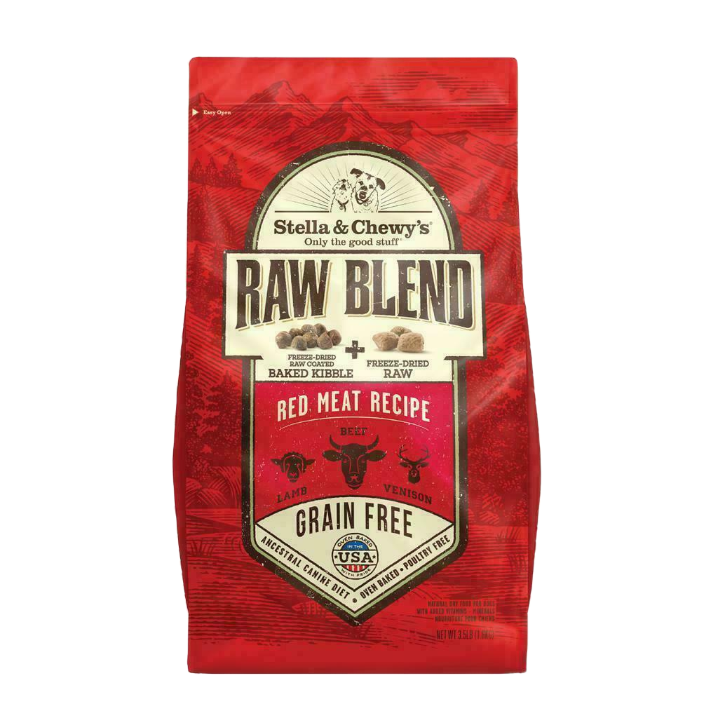 Stella & Chewy's Dog Raw Blend Kibble, Red Meat Recipe, 3.5-lb image number null