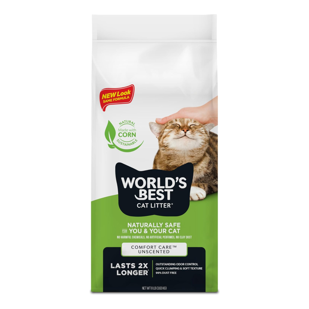 World's Best Original Clumping Corn Cat Litter, 8-lb image number null