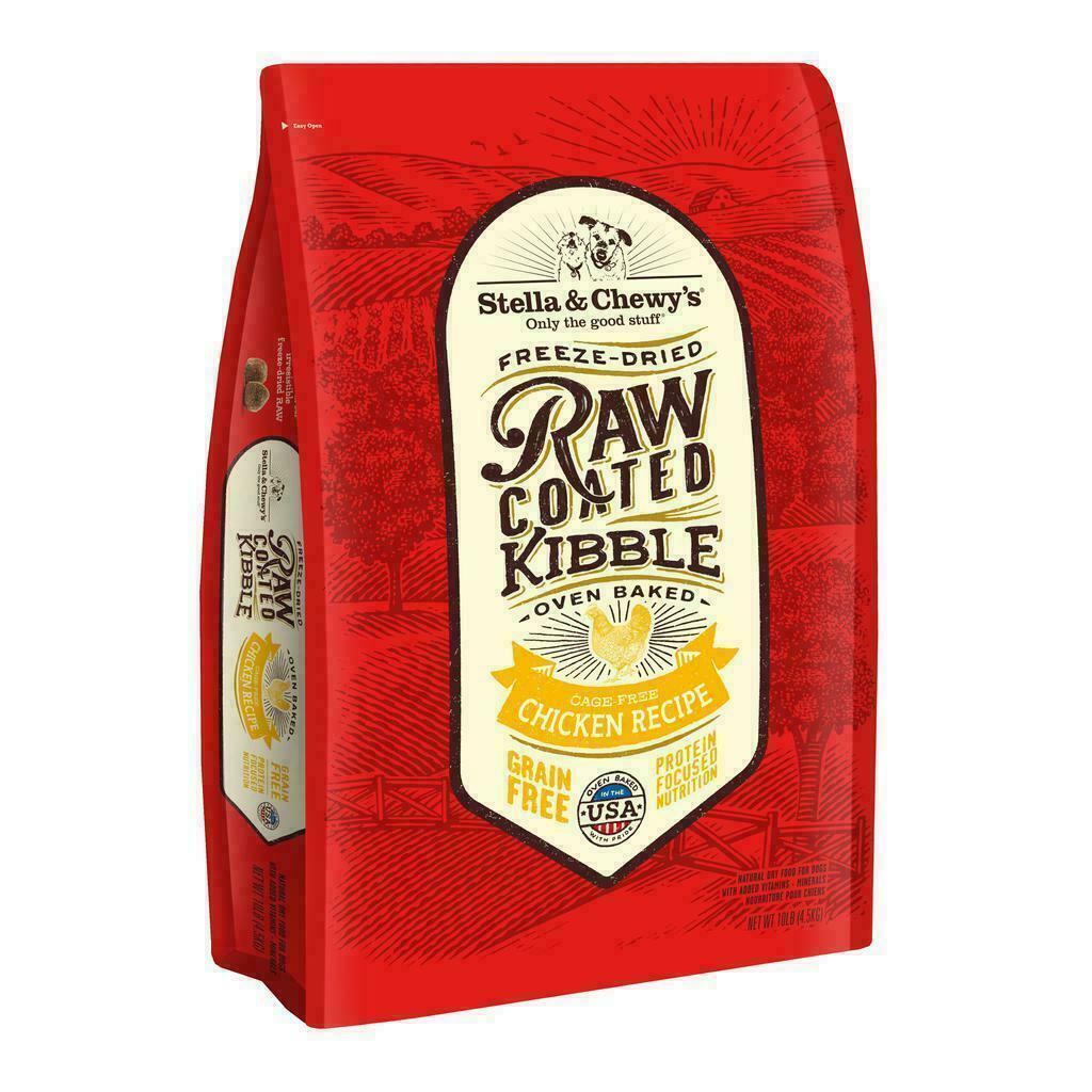 Stella & Chewy's Dog Raw Coated Kibble,Cage-Free Chicken, 22-lb image number null