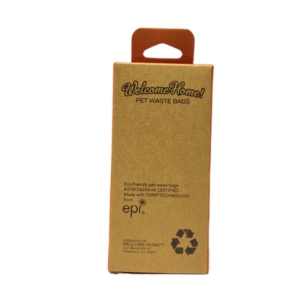 Welcome Home Dog and Pet Waste Unscented Poop Bags (15 bags/roll - 120 bags total), 8 rolls image number null