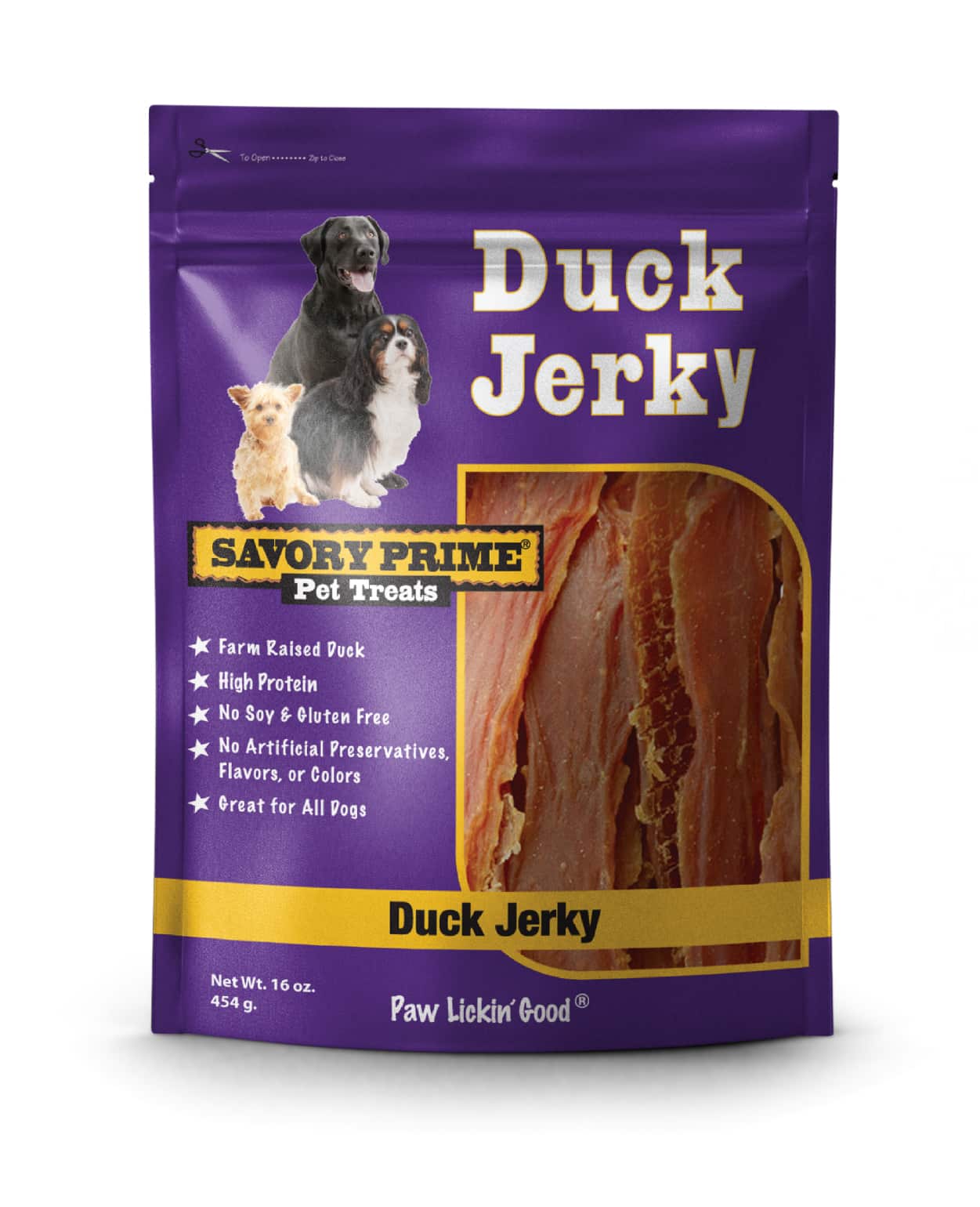 16-oz Natural Duck Jerky image number null