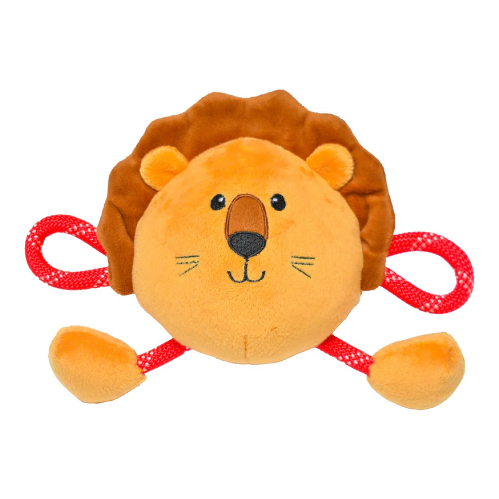 Patchwork Pet Leo the Lion Dog Toy, 8-in image number null