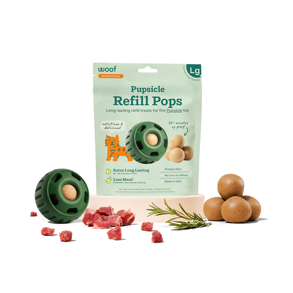 Woof Green Pupsicle Long-Lasting Interactive Toy for Dogs, Extra Large image number null