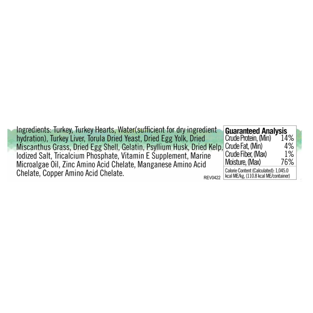 Frozen Lotus Raw Free-Range Turkey Recipe For Cats, 3.5-oz image number null