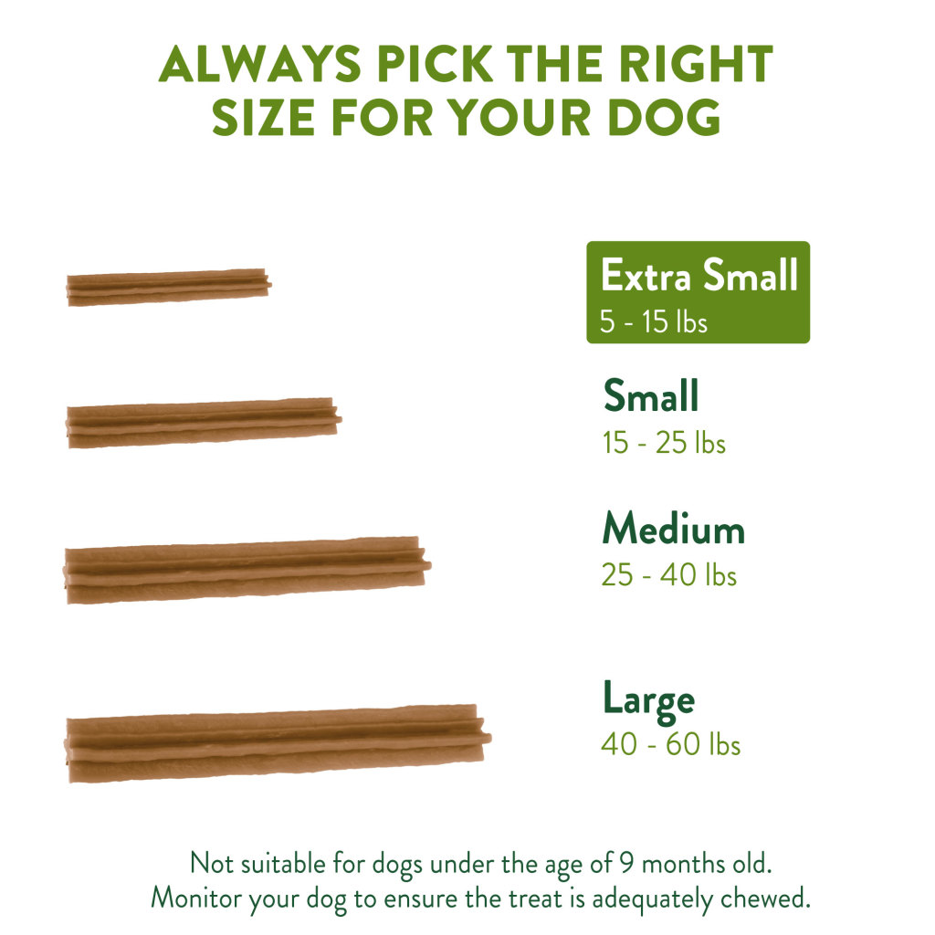 Whimzees Dog Stix Natural Dental Chews, X-Small image number null