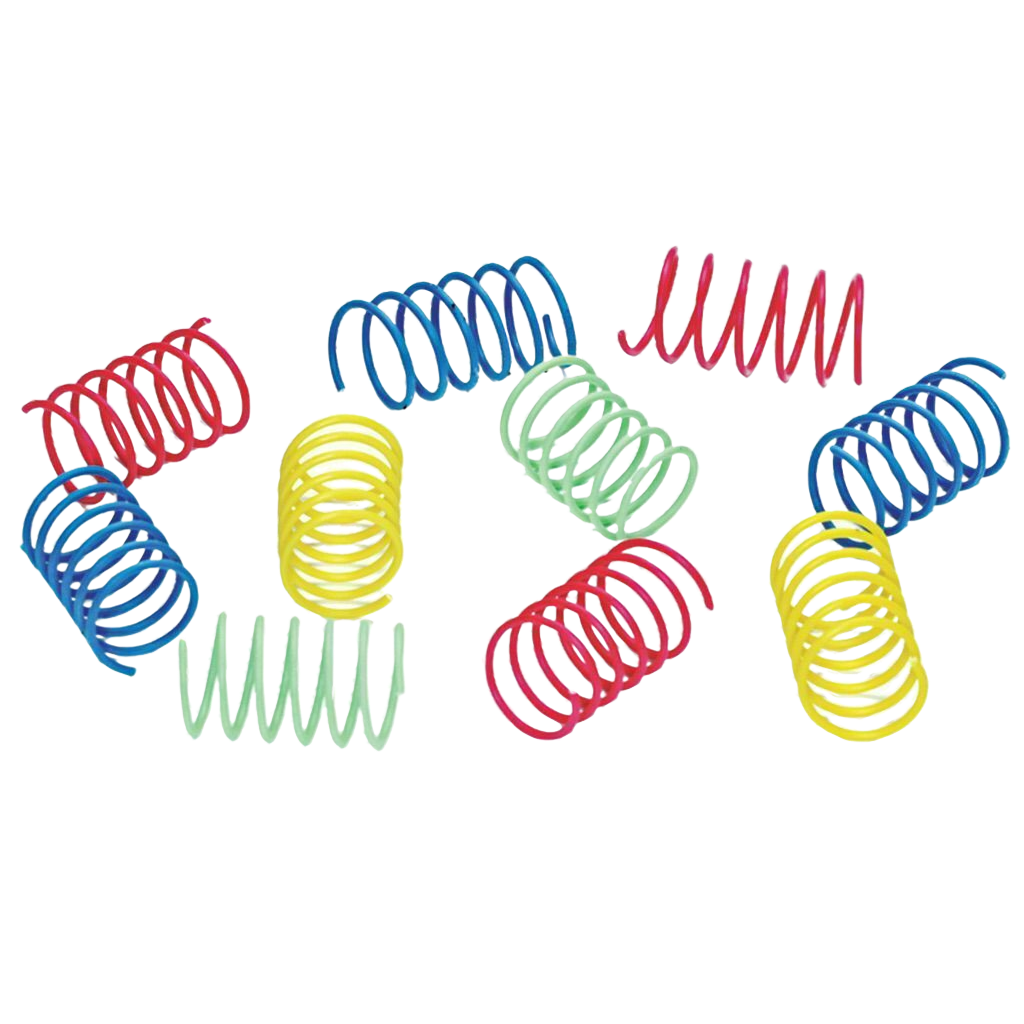 Colorful Springs Cat Toys 10-Pack image number null
