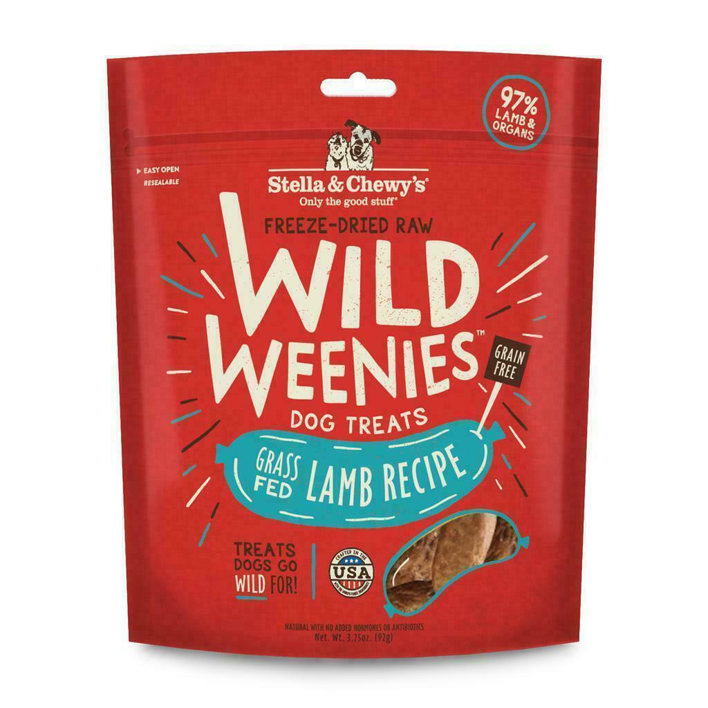 Stella & Chewy's Freeze-Dried Raw Lamb Wild Weenies Dog Treats, 3.25-oz image number null