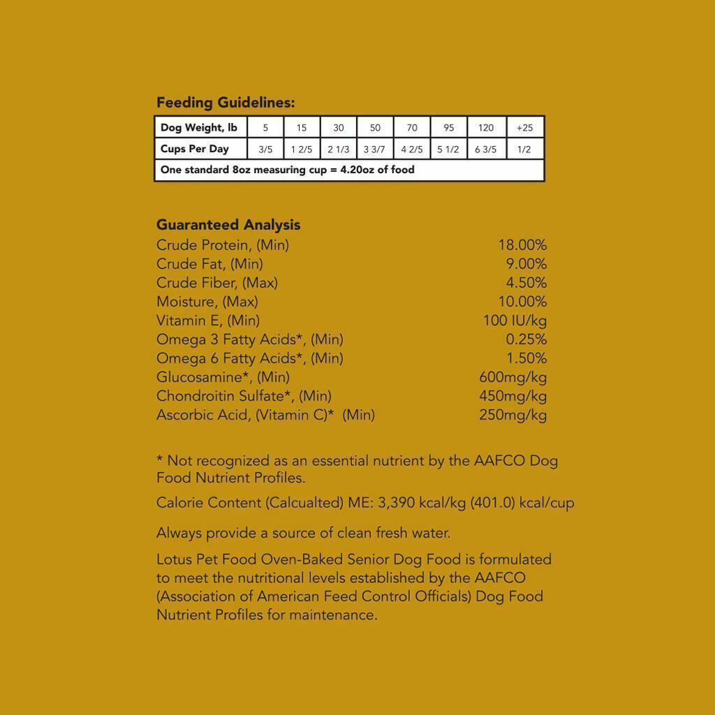 Lotus Small Bites Good Grains Chicken Senior Special Needs Recipe Dry Dog Food, 12.5-lb image number null