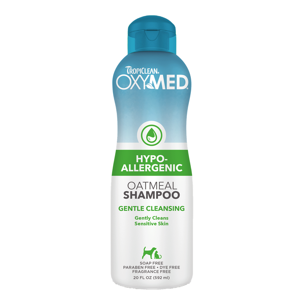 TropiClean OxyMed Hypoallergenic Shampoo for Pets, 20oz image number null