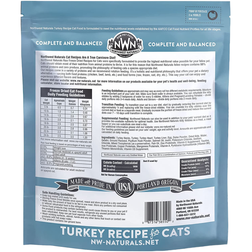 Freeze Dried Turkey Cat 11-oz image number null