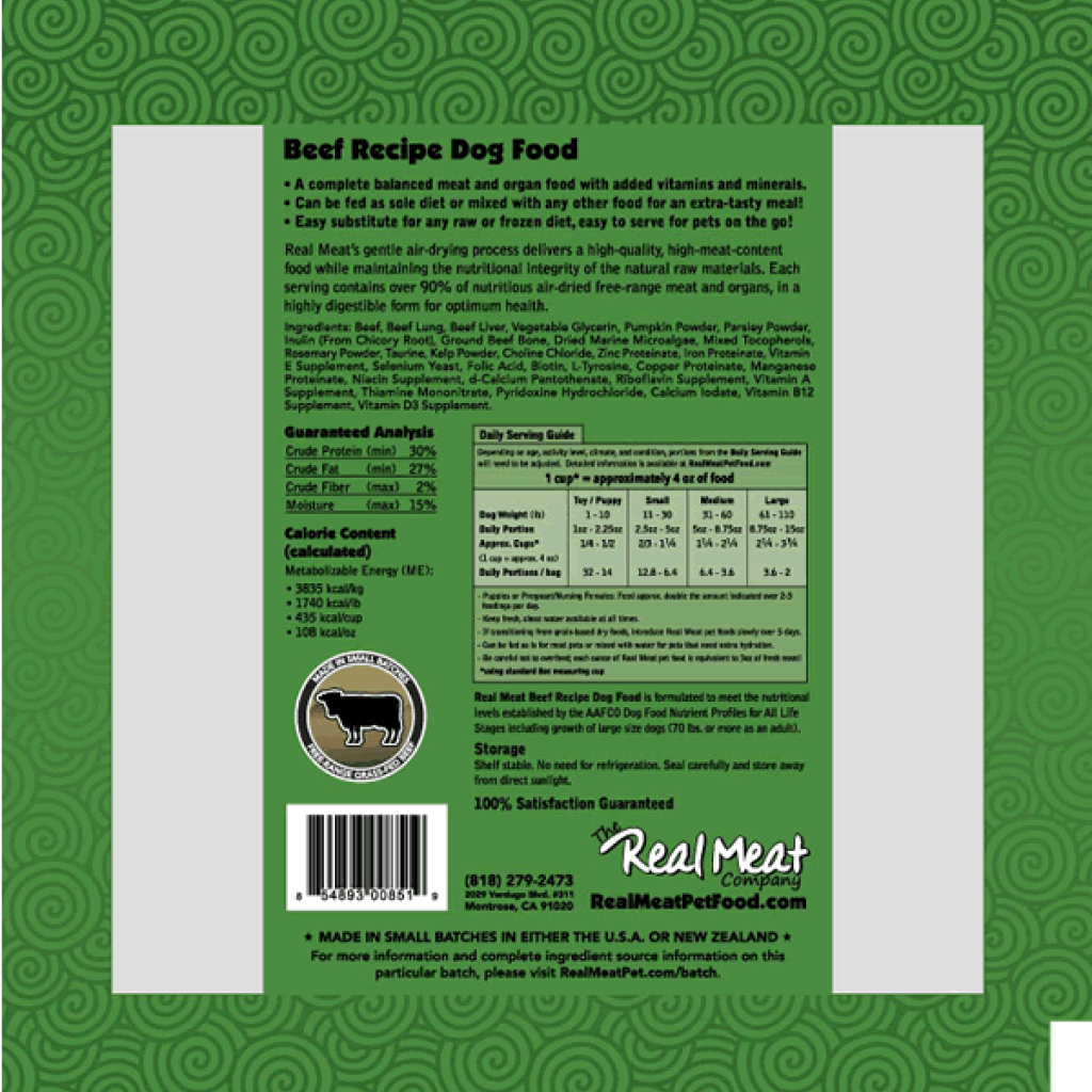 Air-Dried Beef Dog Food image number null