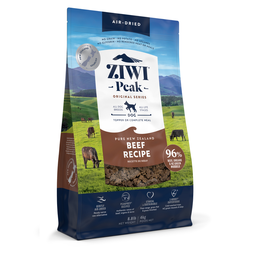 ZIWI Peak Air-Dried Beef Recipe Dog Food, 8.8-lb image number null