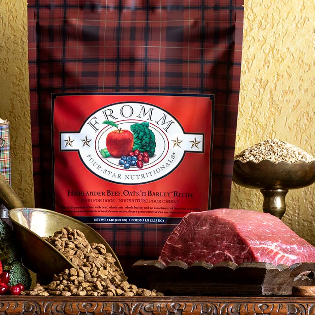 Fromm Four-Star Nutritionals&reg; Highlander Beef, Oats, 'n Barley&trade; Recipe Food for Dogs 26lb image number null