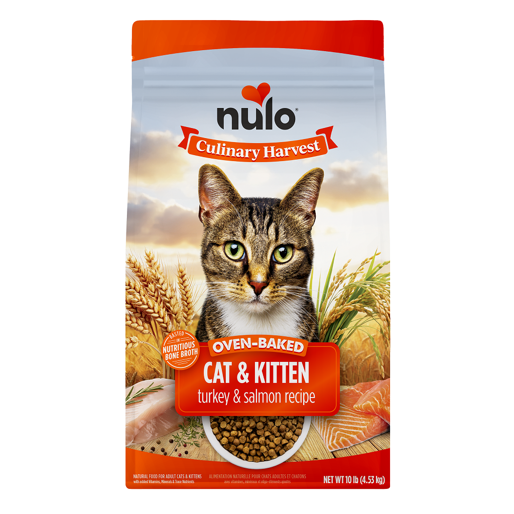 Nulo Cat Culinary Harvest Turkey & Salmon Dry food, 10-lb image number null