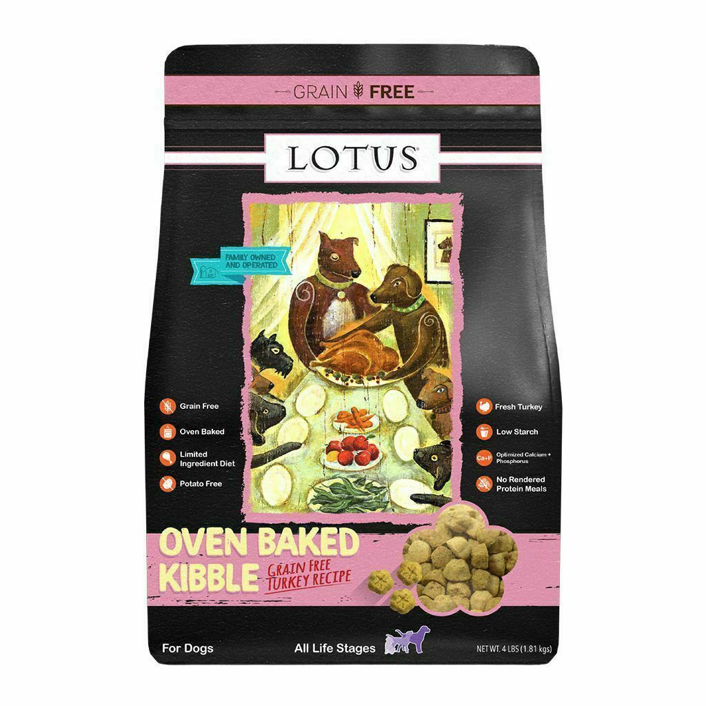 Lotus Grain-Free Turkey Dry Dog Food, 20-lb image number null