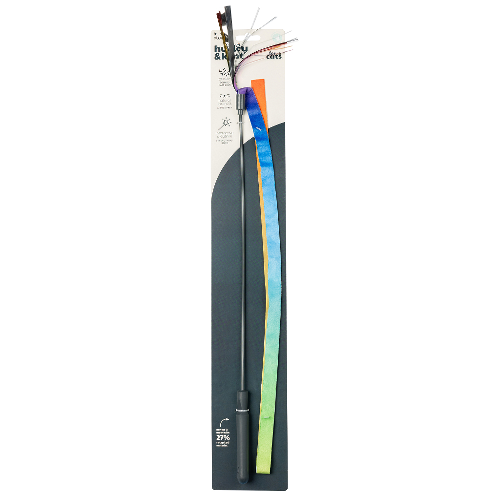 Huxley & Kent Cat Wand DANCE & LURE RAINBOW image number null