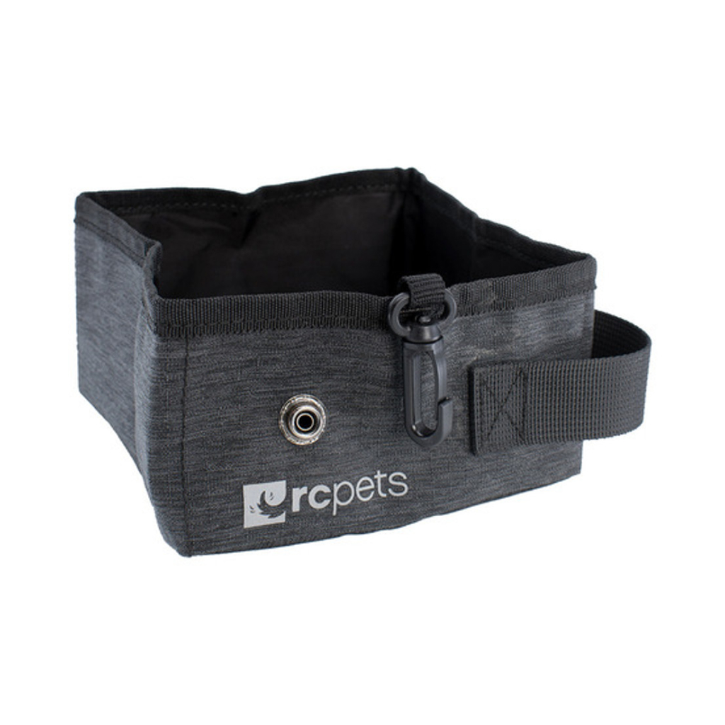 RC Pets On the Go Bowl Heather Black image number null