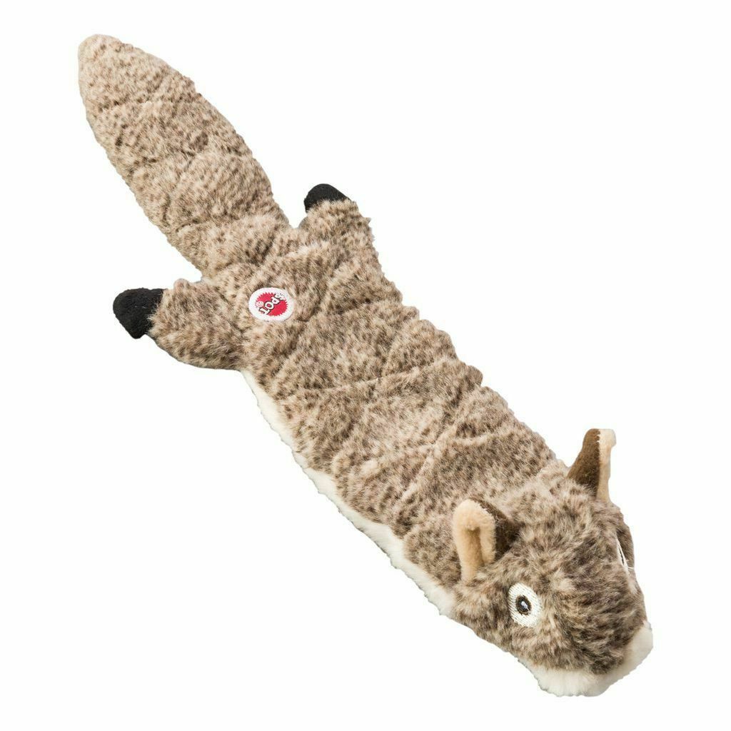 Skinneeez Quilted Mini Squirrel Dog Toy image number null
